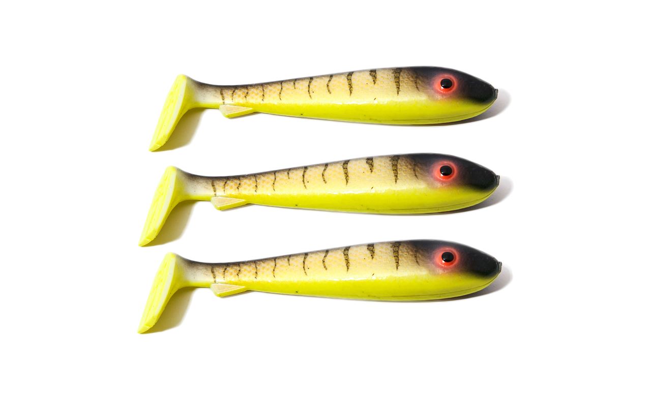 Picture of McRbber Big Bass - Yellow Dawn - 3 pack