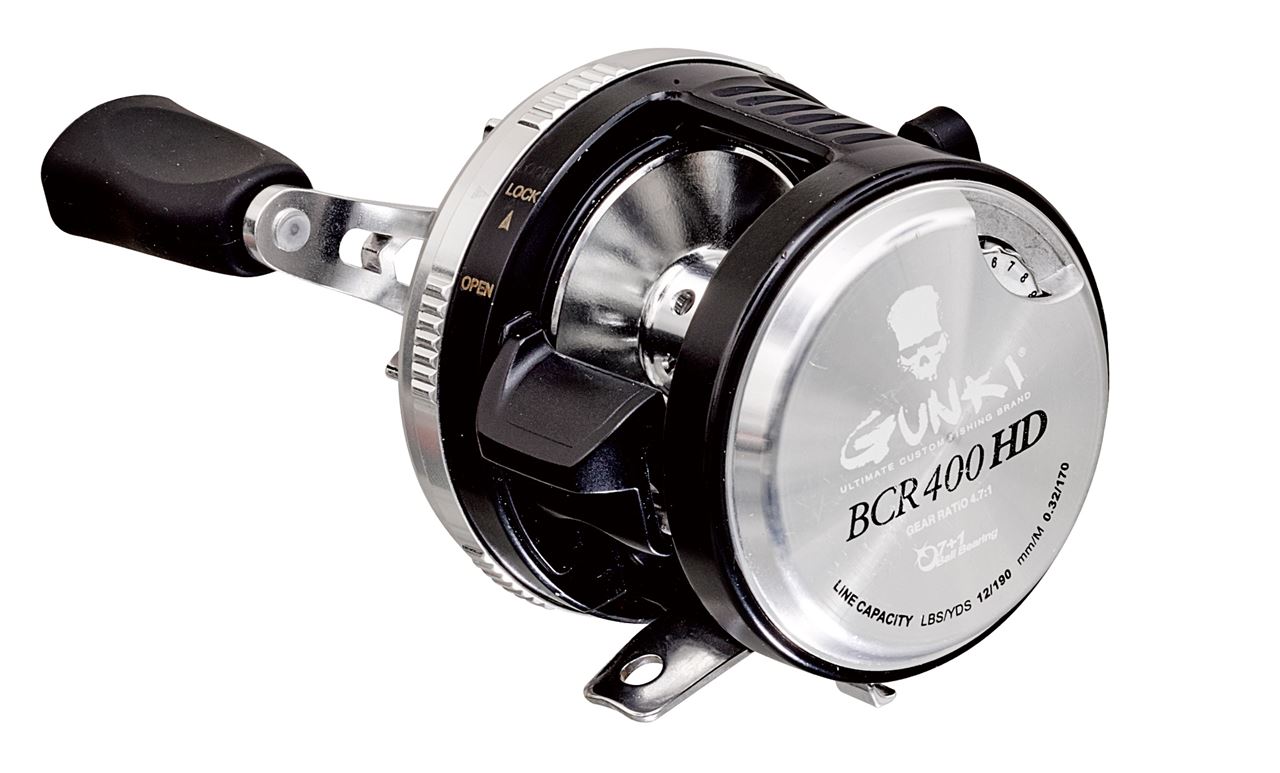 Picture of Gunki BCR 400 HD Baitcasting Reel including line