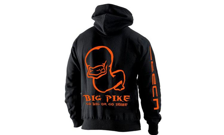 Picture of Leech Hoodie BIG PIKE - Orange size MEDIUM