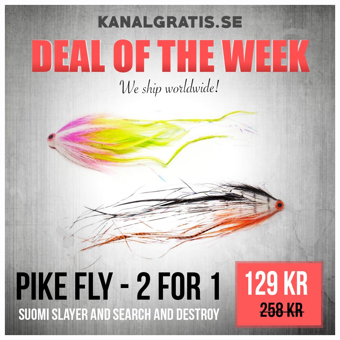 Picture of Deal of the Week - Pike Fly - 2 for 1