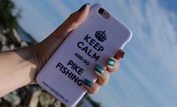 Picture of iPhone Case - Keep Calm Go Pike Fishing 5/5s