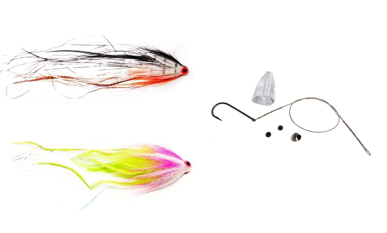 Pike Flies - with Dobb Daddy Kit - Kanalgratis