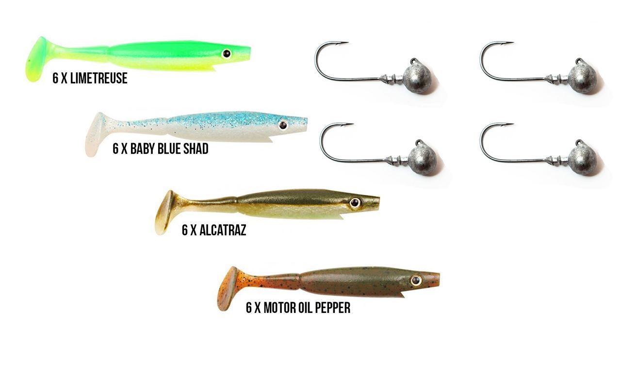 Picture of Piglet Shad 10 cm - 6 pack - Bundle