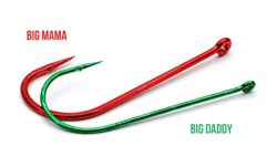 Picture of Vision Big Mama Hooks - Red - 10 pack