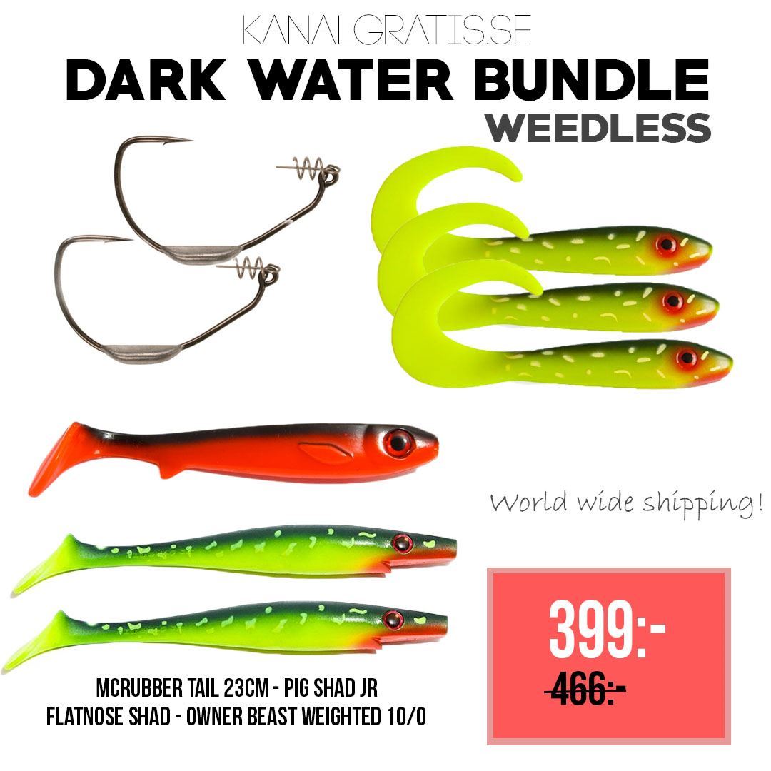 Dark Water Weedless Pike Bundle - Kanalgratis