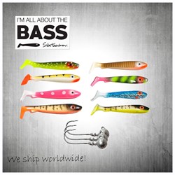 Picture of McRubber Bass with Jig Heads - Choose you favourit color!