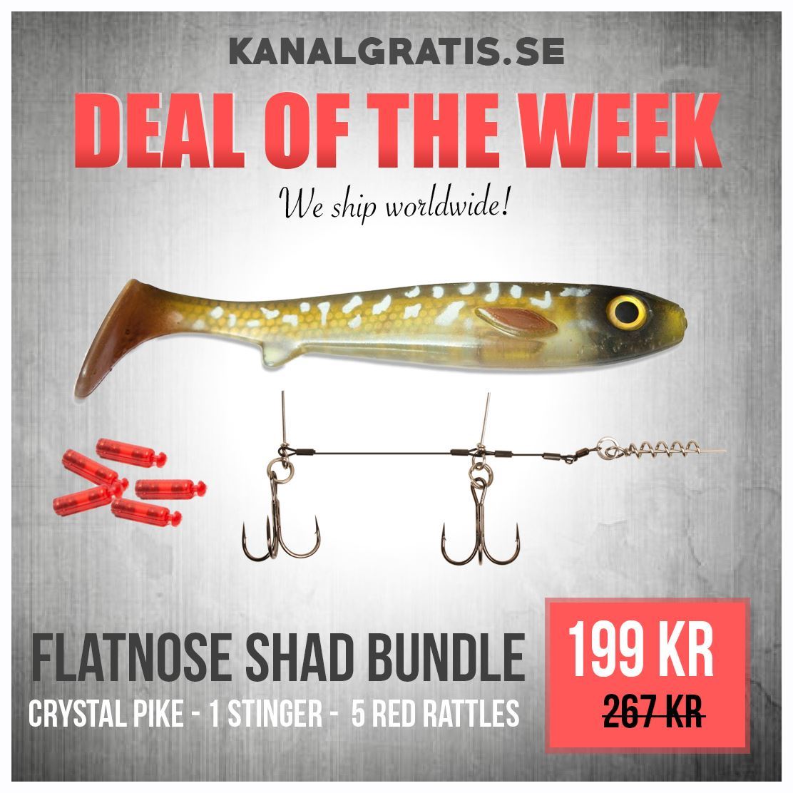 Picture of Flatnose Shad - Crystal Pike Bundle