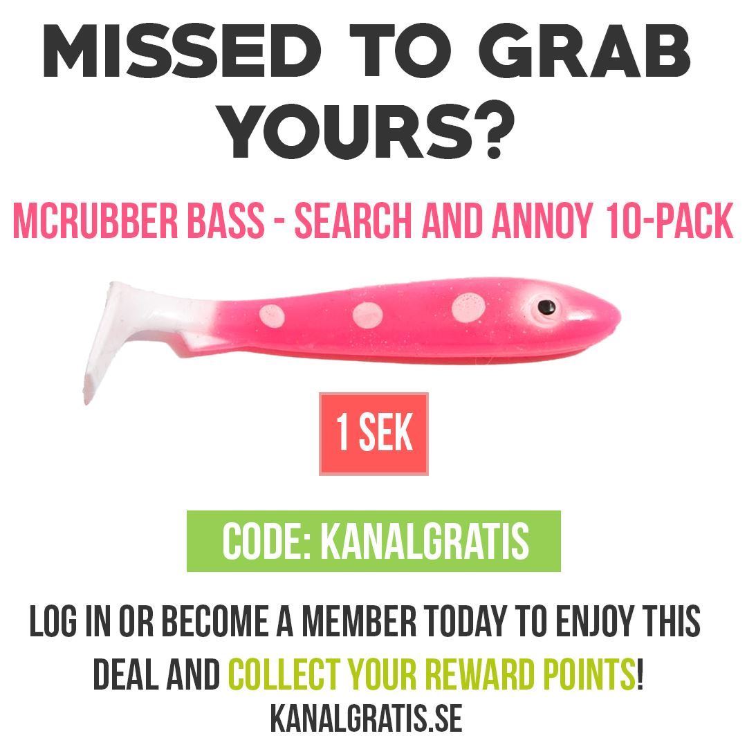 Picture of McRubber Bass - Search and Annoy - 10 pack
