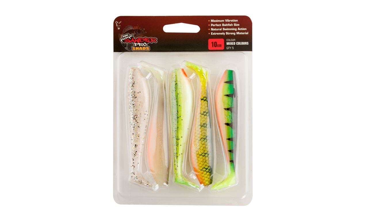 Picture of Zander Pro Shad 10 cm - Mixed colors x 5 jigs