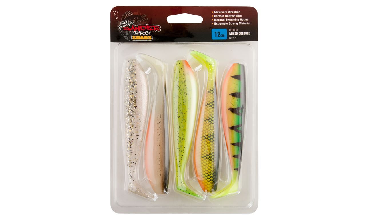 Custom Lures Kgratis Picture Of Zander Pro Shad 12 Cm Mixed Colors X 5 Jigs