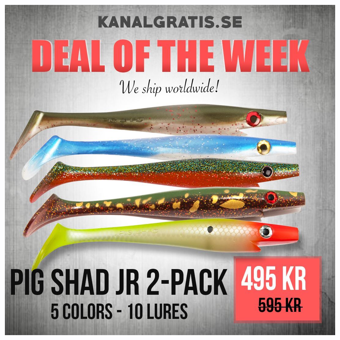 Picture of Deal of the Week - Pig Shad Jr Bundle