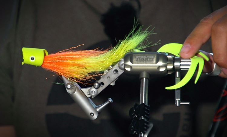 Niklaus Bauer Pike Popper downsized for local Pickerel and smallmouth :  r/flytying