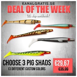 Picture of CUSTOM COLORS PIG SHAD - Choose your favorite 3