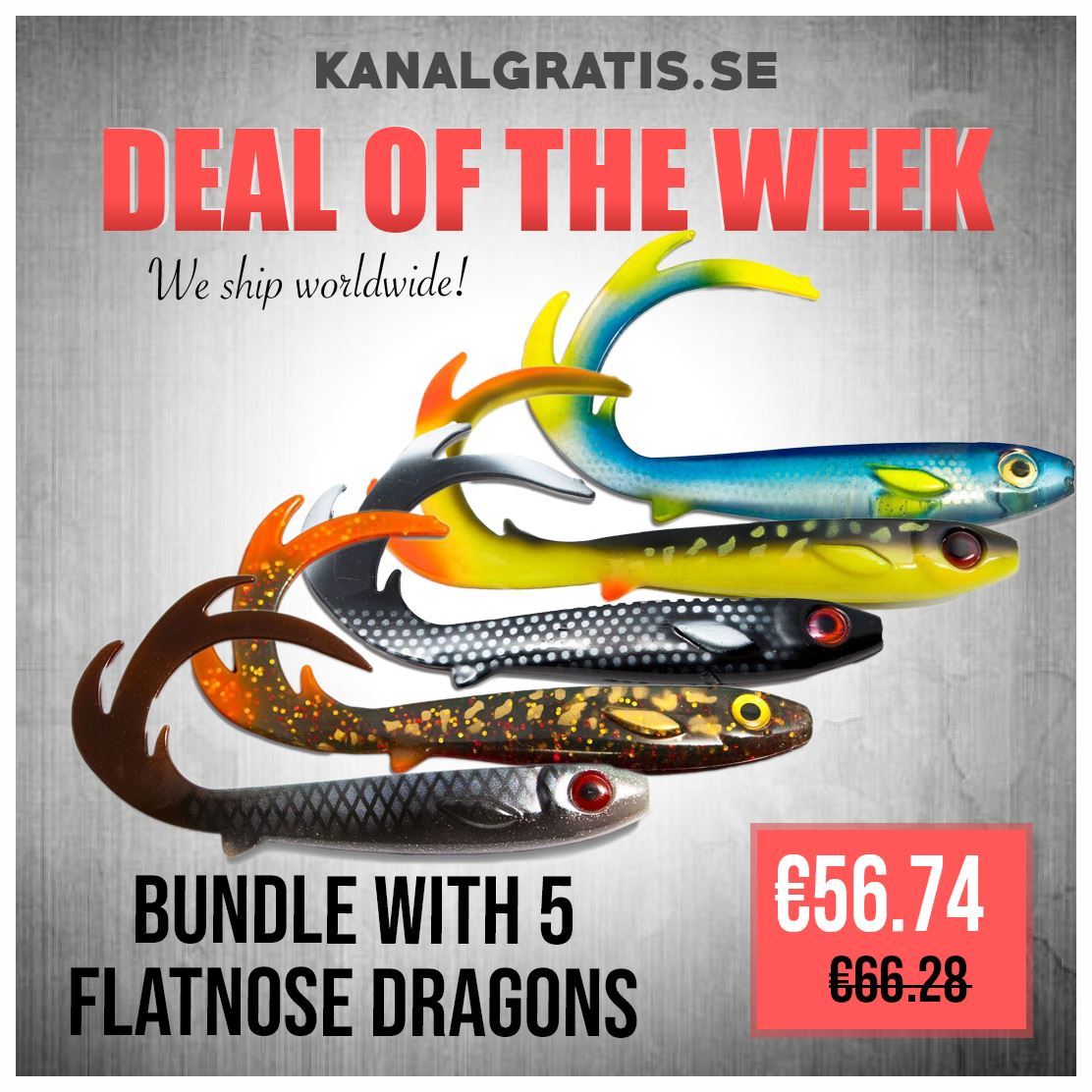 Picture of Flatnose Dragon Bundle - 5 colors