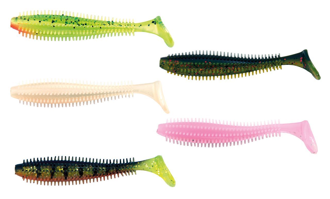 Picture of Fox Rage Spikey Shad UV mixed colors 6 cm