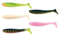 Picture of Fox Rage Spikey Shad UV mixed colors 6 cm