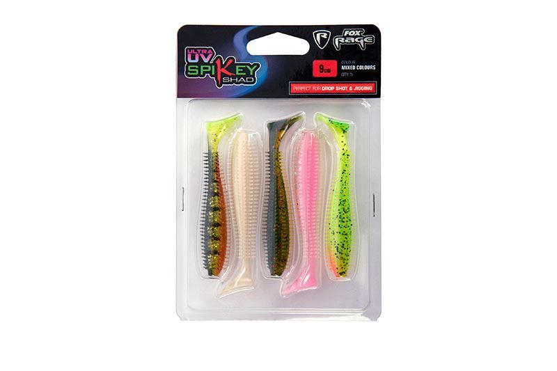 Picture of Fox Rage Spikey Shad mixed colors 6 cm