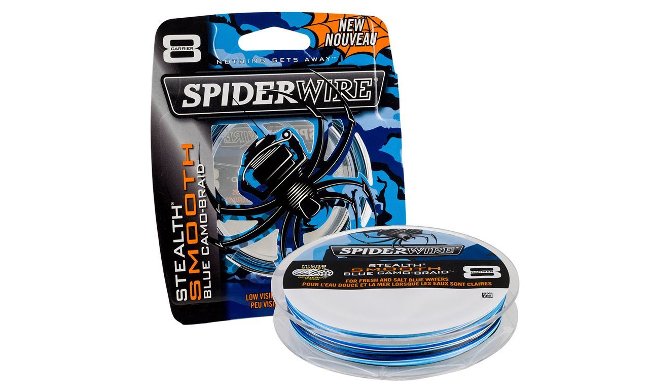 Spiderwire Stealth Smooth 8 Braid Camo Blue