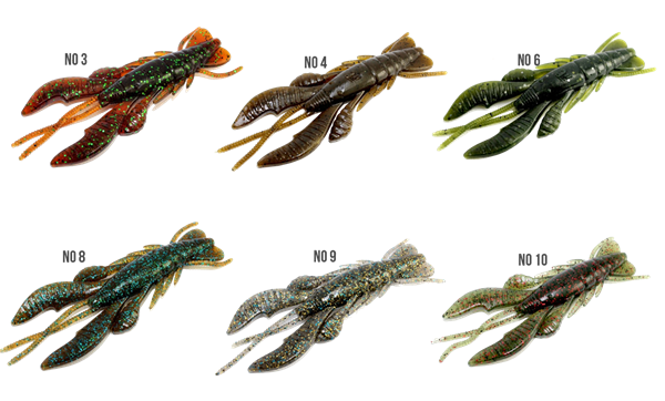 Picture of Lurefans Force Craw 10cm 6-pack