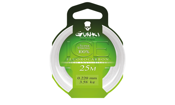 Picture of Gunki  Ice Fluorocarbon 25m  0.41mm