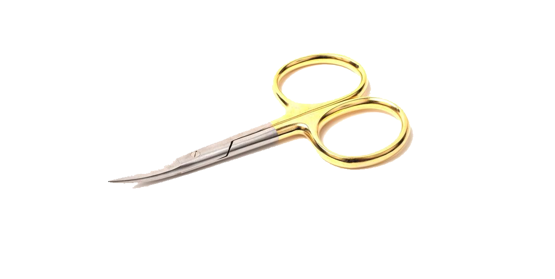 Picture of High Grade Scissor Curved 4" Gold