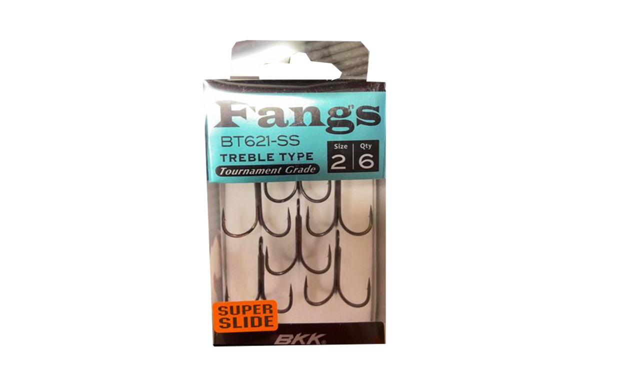 Picture of BKK Fangs Treble hooks/2 - 6-pack