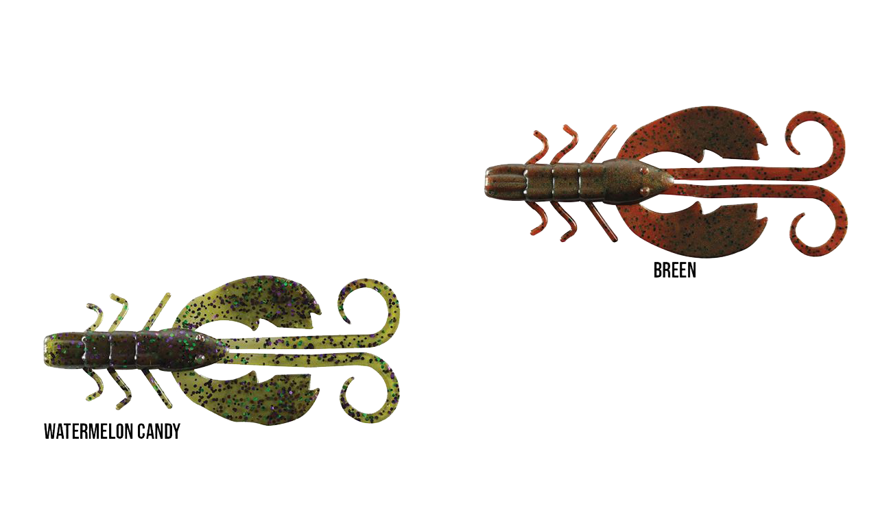 Berkley PowerBait® Crazy Legs Chigger Craw 10cm 8-pack - Kanalgratis