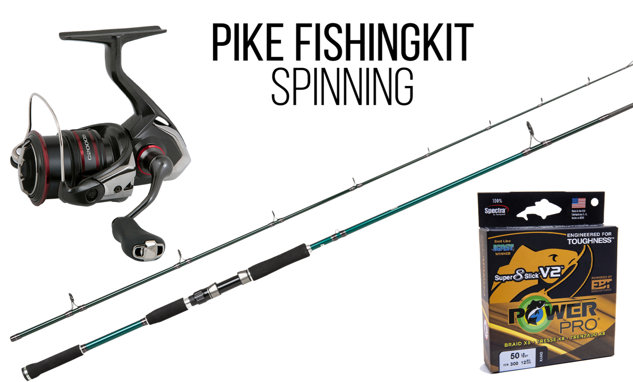 Picture of High-end Pike Fishingset Spinning (Beast X and Shimano Vanford)