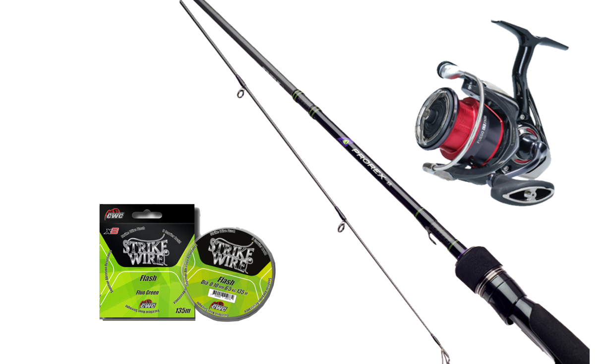 Picture of Daiwa Prorex Perch Spinning kit!