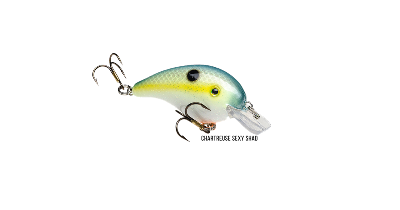 Picture of Strike King Pro-Model Series, Chartreuse Sexy Shad - end