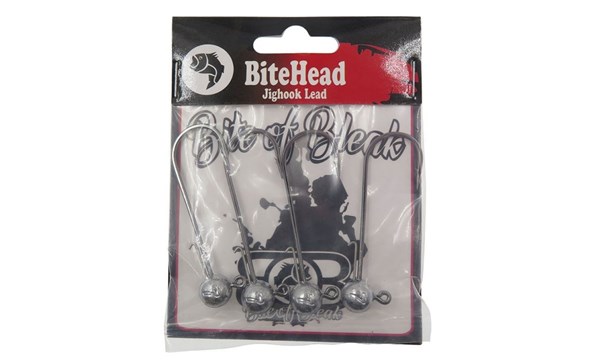 Picture of Bite of Bleak Bitehead Jig Head Lead, 2/0, 4-pack