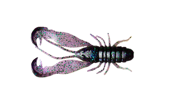 Bild på #LMAB Finesse Filet Craw, 10cm (3-pack) Purple Rave