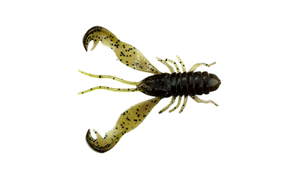 Picture of #LMAB Finesse Filet Craw, 4cm Green Pumpkin/ Chartreuse