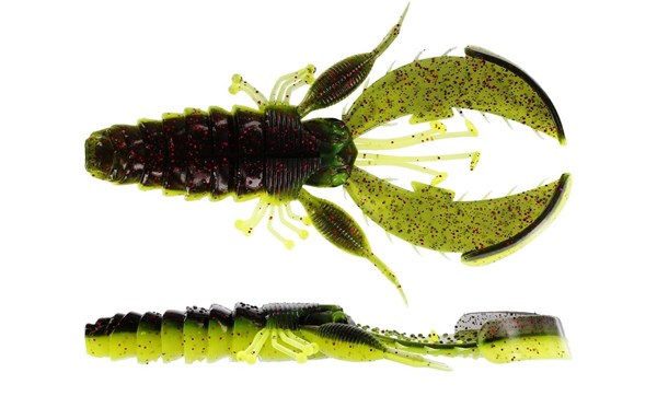 Bild på Westin CreCraw Creaturebait 14cm Black/Chartreuse