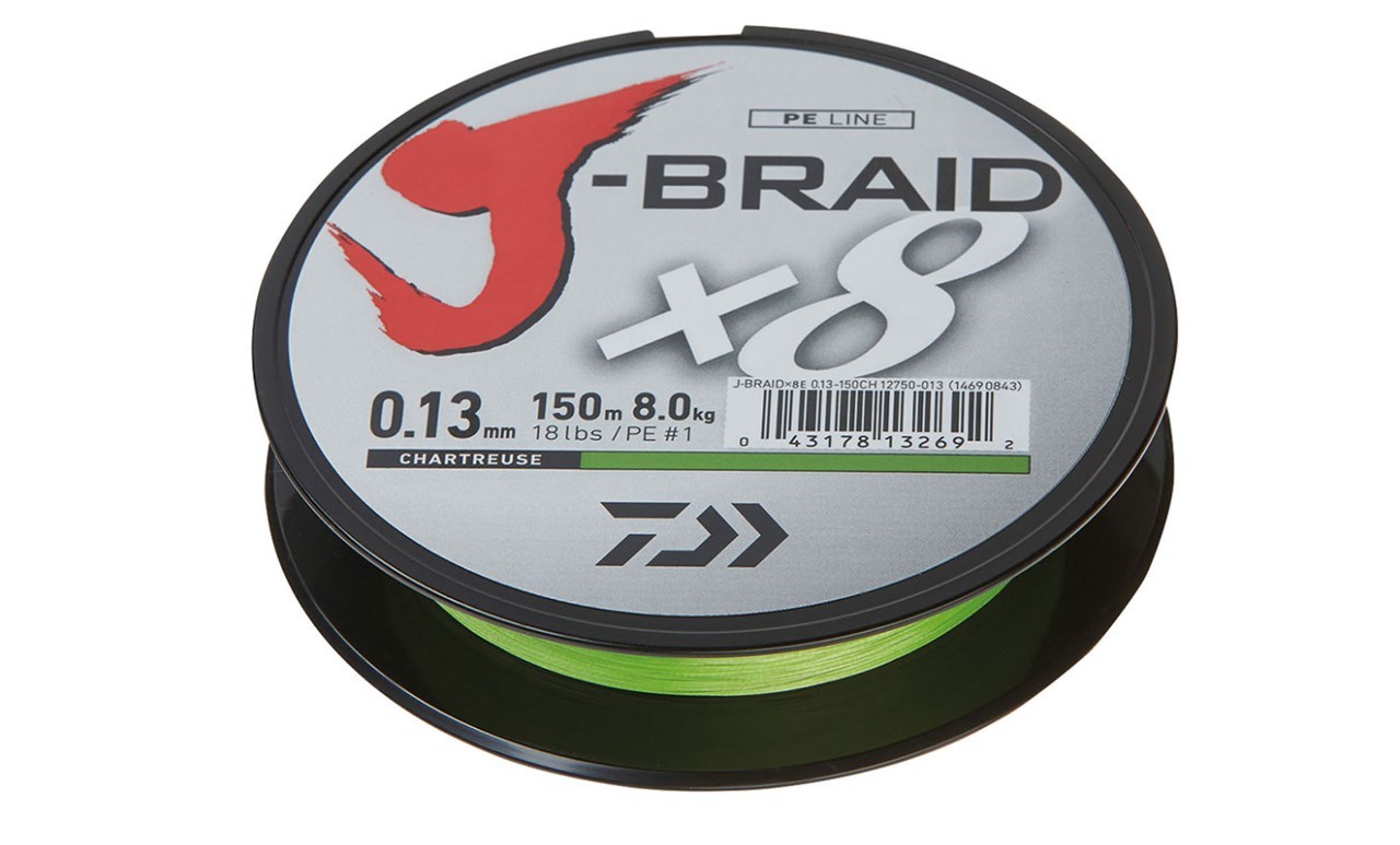 Picture of Daiwa J-Braid X8 150m Chartreuse