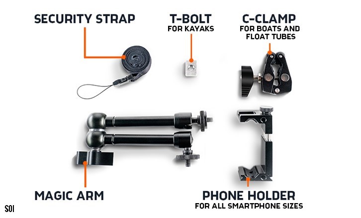 Picture of Deeper Smartphone Mount for Boat and Kayak