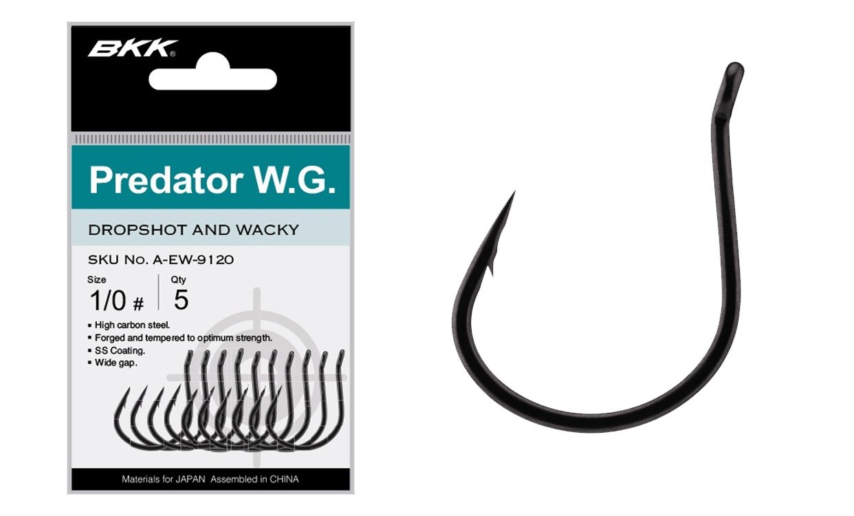 BKK Predator WG Drop shot Hook 6-pack - Kanalgratis