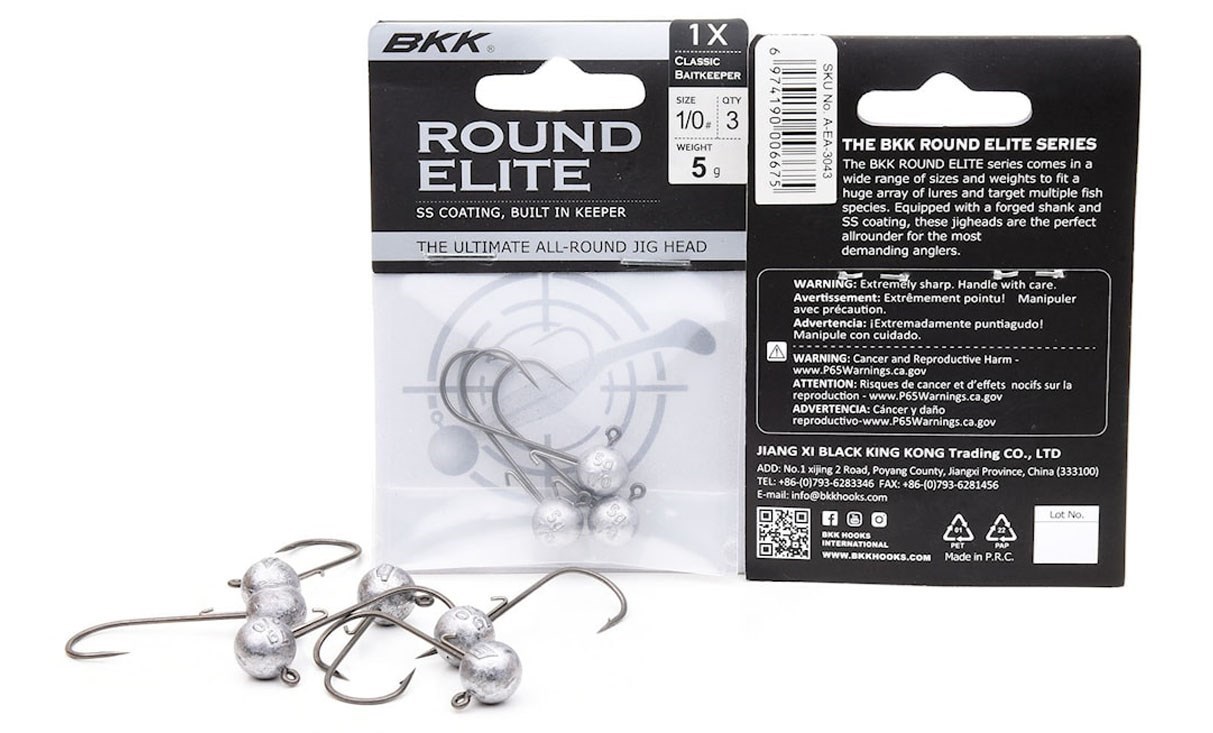Picture of BKK Round Elite-Classic Bait Keeper 2/0, 3pcs 15gr
