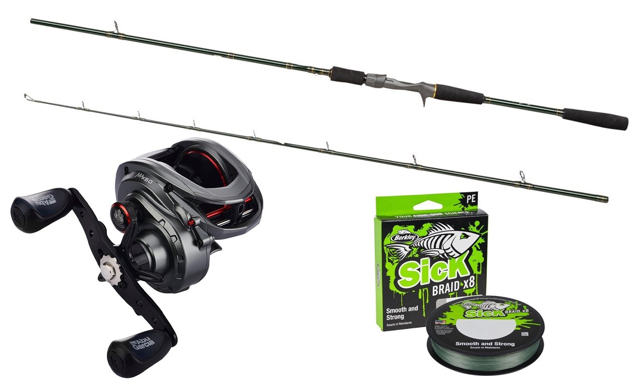 Pike Baitcasting Fishingset 50-220gr (ABU GARCIA SVARTZONKER