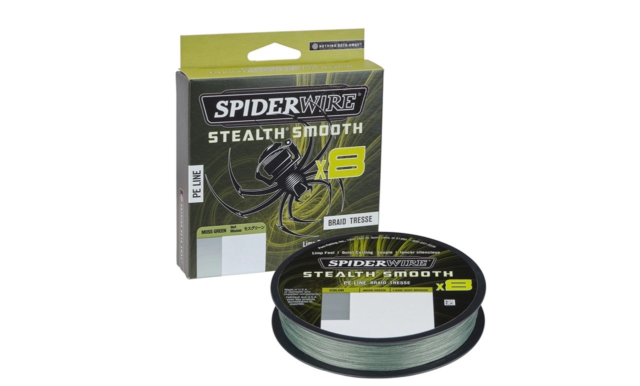 TRESSE SPIDERWIRE STEALTH SMOOTH 8 CAMO - 150M