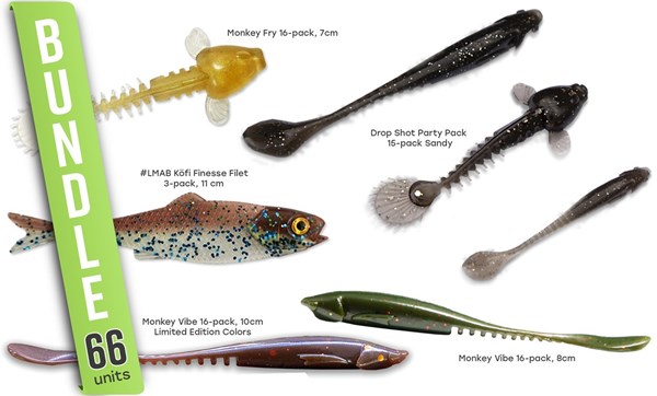 Picture of Our favorite drop shot lures!