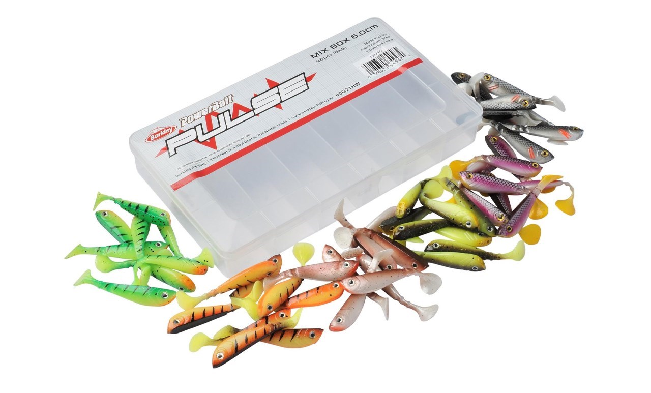 Picture of Berkley Pulse Shad MixBox 6 cm jiggar 48-pack