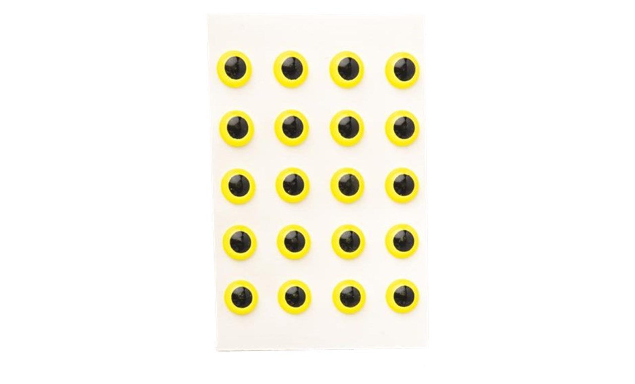 Picture of Epoxy Eyes Fluo Yellow 4,8mm