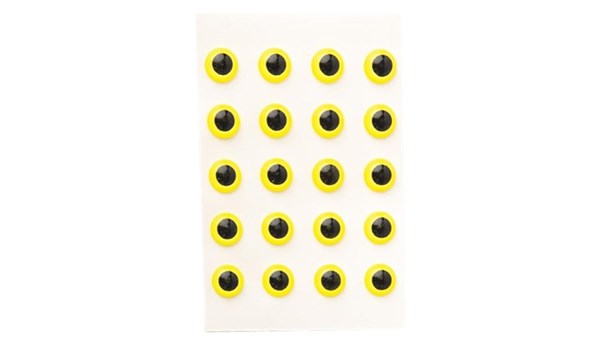Picture of Epoxy Eyes Fluo Yellow 4,8mm