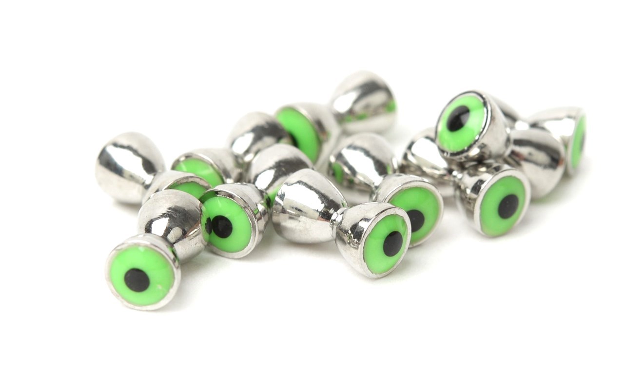 Picture of Reel Eyes 4.0mm, Nickel / Green Eye