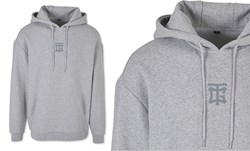 Picture of Team Galant "TG" Hoodie Grå Oversized