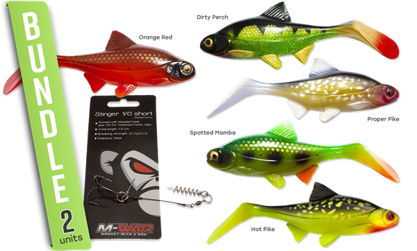 Bild på Hooligan Roach JR 15cm med Stinger 1/0