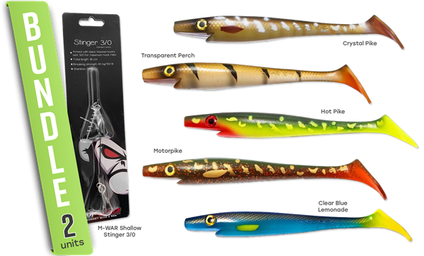 Picture of Pig Shad 23cm Bundle (Custom Colors)