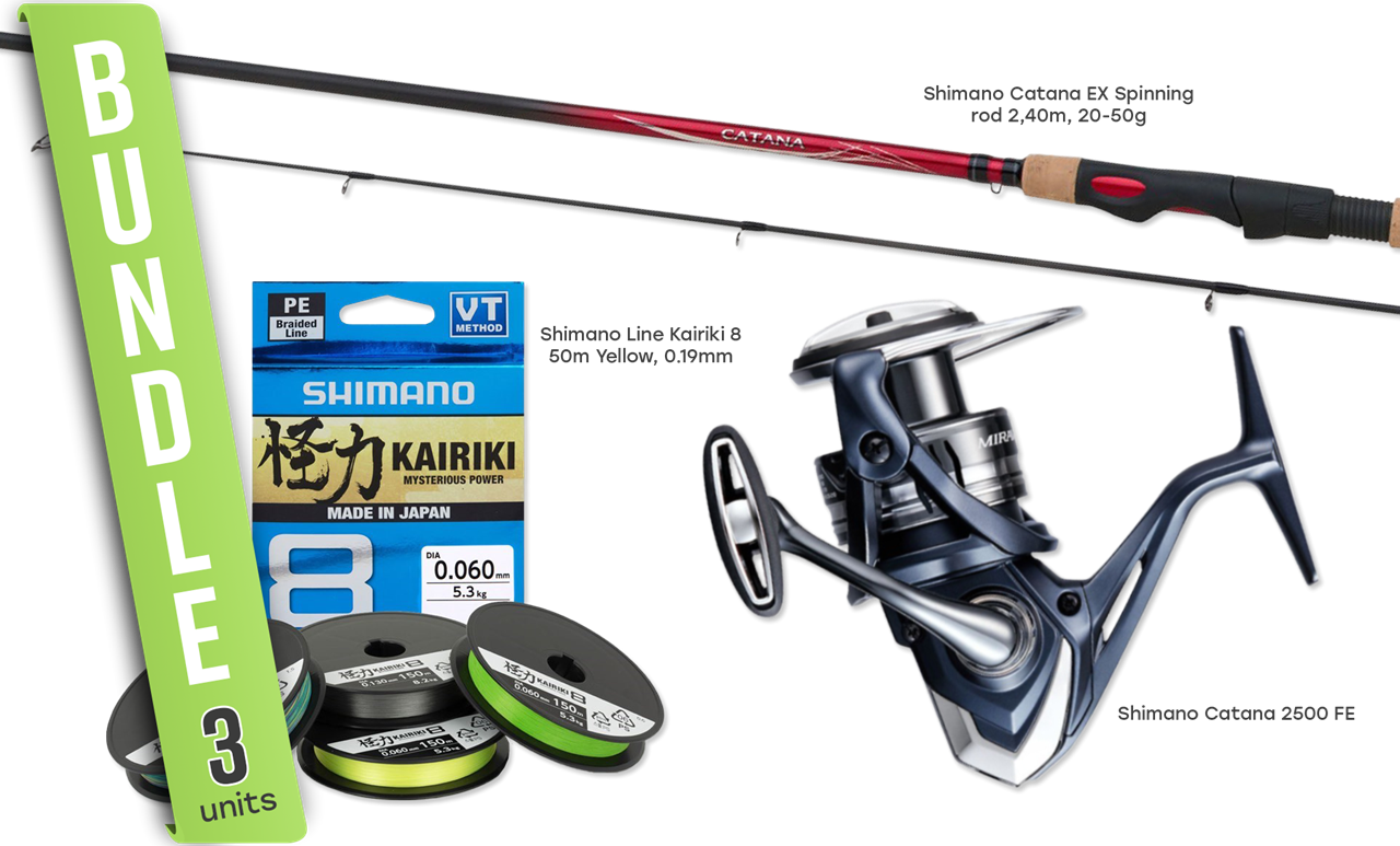 Picture of Fiskeset Haspel Allround 20-50gr Shimano Catana