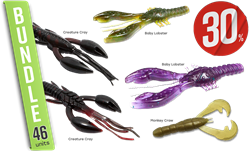 Picture of Mega Bundle Creature Baits - 46 Beten